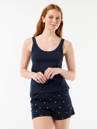 Pyjama short imprimé - 2 pièces