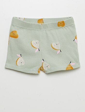 Pyjama short imprimé - 2 pièces