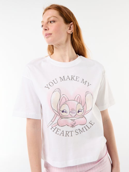 Pyjama short imprimé 'Stitch' - 2 pièces - Kiabi