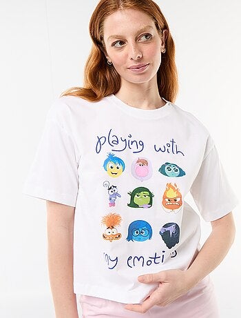 Pyjama short imprimé 'Vice Versa' - 2 pièces