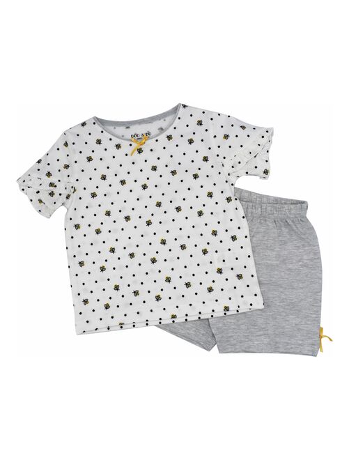 Pyjama Short Jersey 'demain''doo&bo' - Kiabi