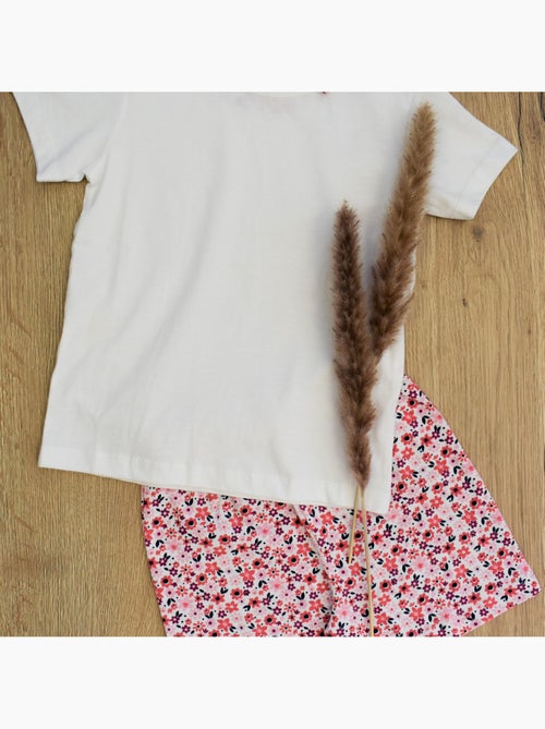 Pyjama-short Jersey 'flower Power''doo&bo' - Kiabi