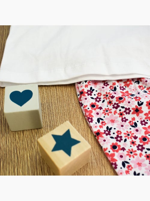 Pyjama-short Jersey 'flower Power''doo&bo' - Kiabi