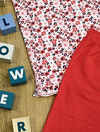 Pyjama-short Jersey 'flower Power''doo&bo'