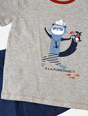 Pyjama-short Jersey 'moussaillon''doo&bo'