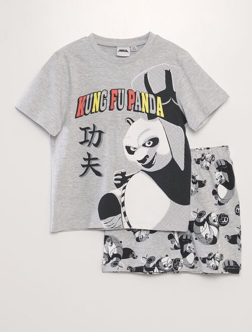 Pyjama short 'Kung Fu Panda' - 2 pièces - Kiabi