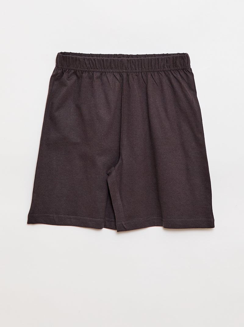 Pyjama short 'Mario' 2 pièces Bleu - Kiabi