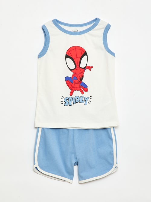 Pyjama short 'Marvel' 'Spider-Man' - 2 pièces - Kiabi