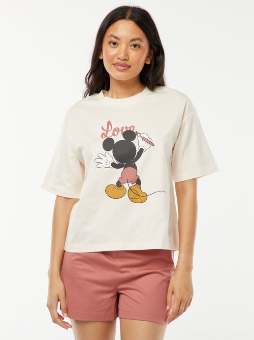 Pyjama short 'Mickey' - 2 pièces - Kiabi