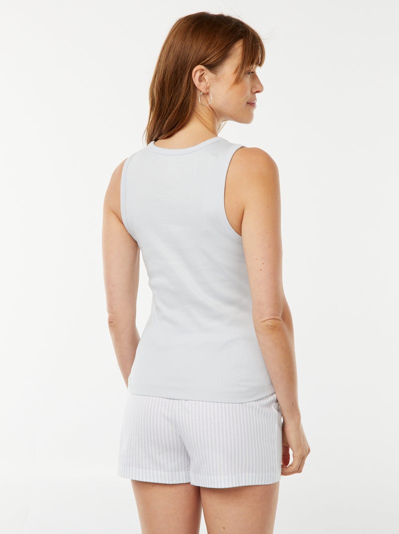 Pyjama short 'Minnie' - 2 pièces Bleu - Kiabi