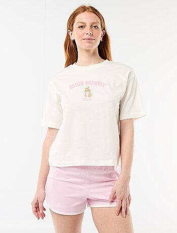 Pyjama short 'Stitch' - 2 pièces