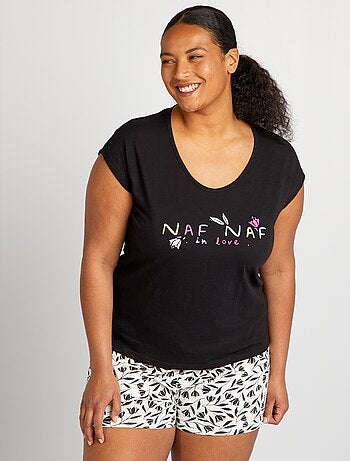 Pyjama short 'Naf Naf' - 2 pièces