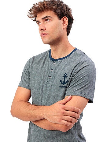 Pyjama short polo Anchor Antonio Miro