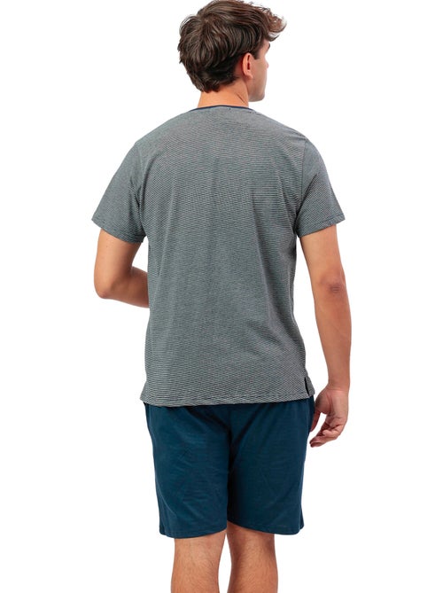 Pyjama short polo Anchor Antonio Miro - Kiabi Pyjama short polo Anchor Antonio Miro - Kiabi