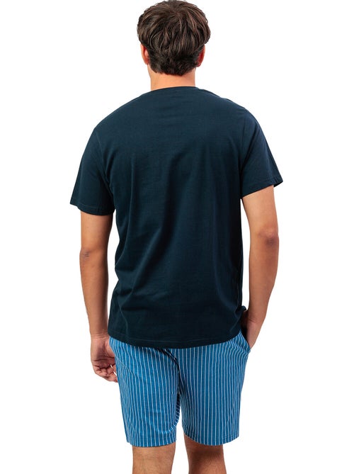 Pyjama short polo Classic Stripes - Kiabi Pyjama short polo Classic Stripes - Kiabi