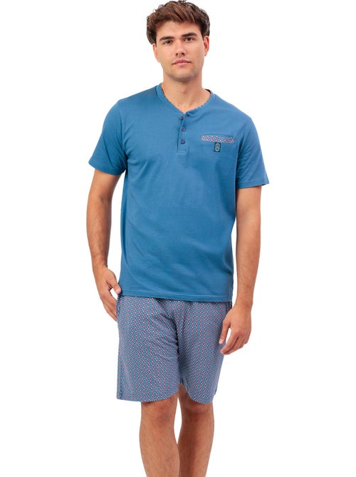 Pyjama short polo Sterling - Kiabi Pyjama short polo Sterling - Kiabi