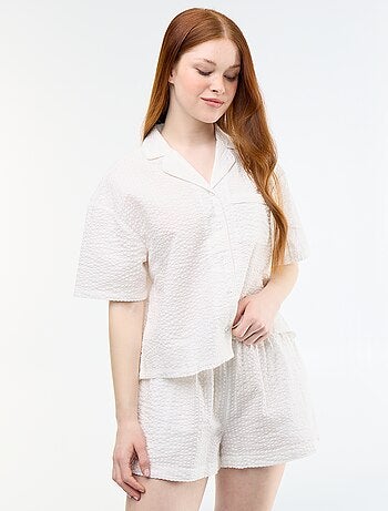 Pyjama short rayé - 2 pièces