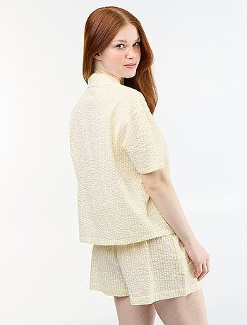 Pyjama short rayé - 2 pièces
