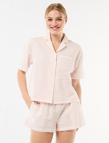 Pyjama short rayé - 2 pièces