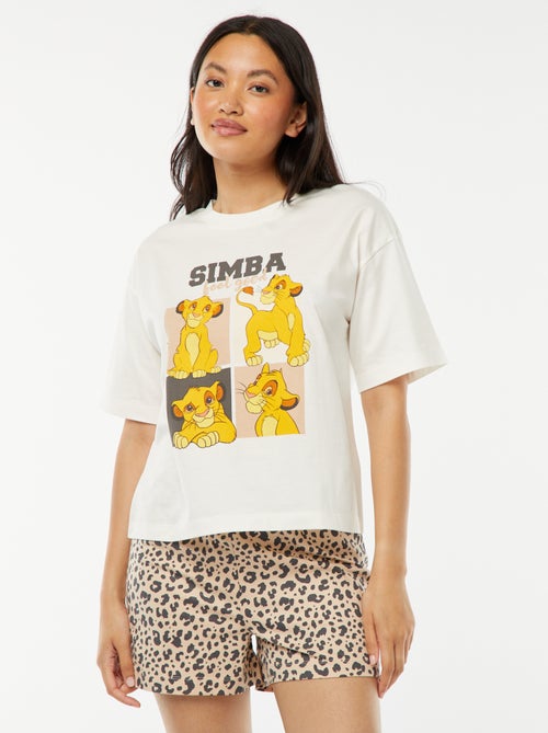 Pyjama short 'Simba' - 2 pièces - Kiabi