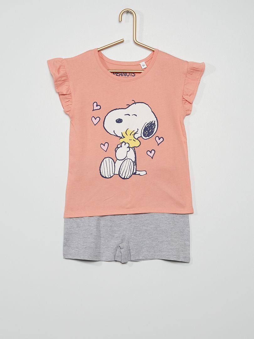 Pyjama short 'Snoopy' BEIGE - Kiabi
