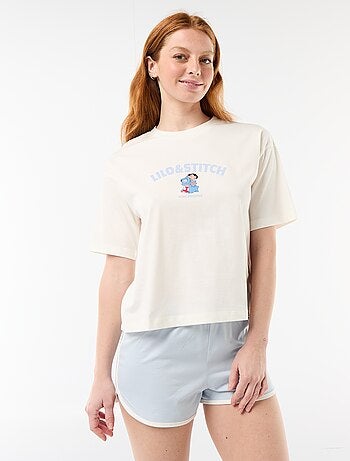 Pyjama short 'Stitch' - 2 pièces