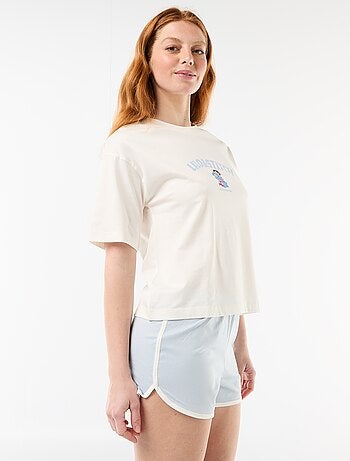 Pyjama short 'Stitch' - 2 pièces