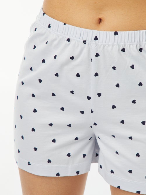 Pyjama short 'Stitch' - 2 pièces - Kiabi