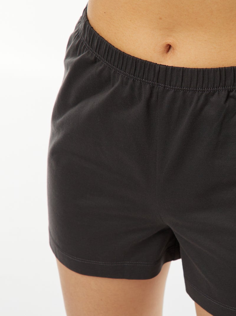 Pyjama short 'Stitch' - 2 pièces Gris - Kiabi