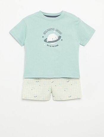 Pyjama short + T-shirt - 2 pièces