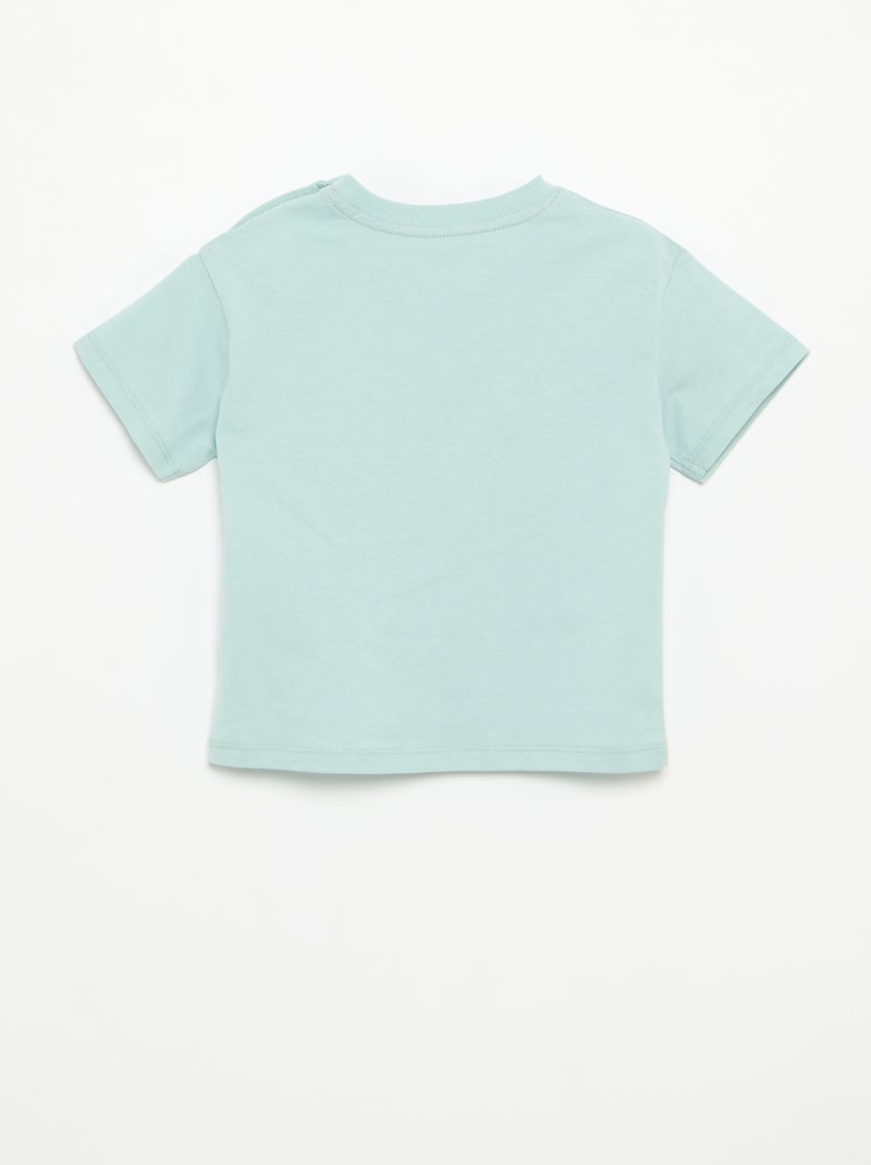 Pyjama short + T-shirt - 2 pièces Bleu - Kiabi