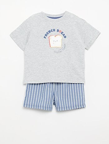 Pyjama short + T-shirt - 2 pièces