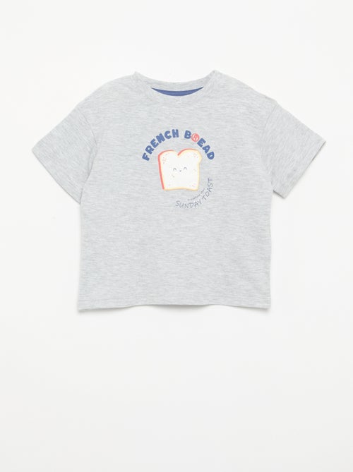 Pyjama short + T-shirt - 2 pièces - Kiabi
