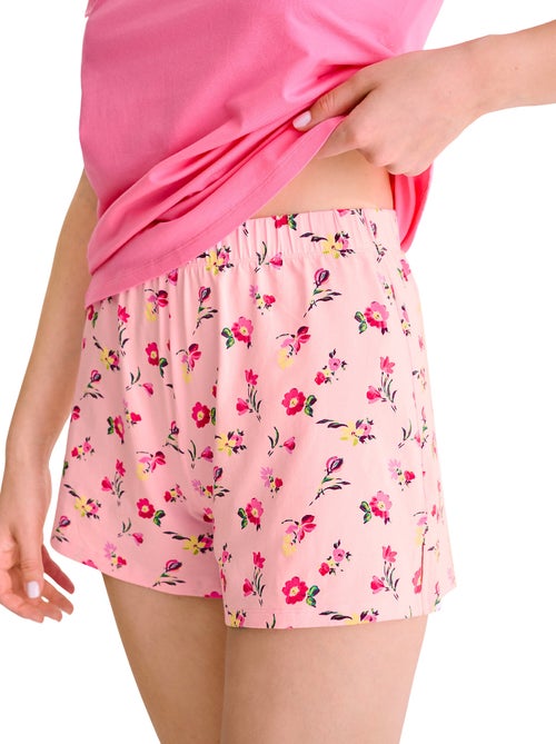 Pyjama short t-shirt BLOOMY - Kiabi Pyjama short t-shirt BLOOMY - Kiabi