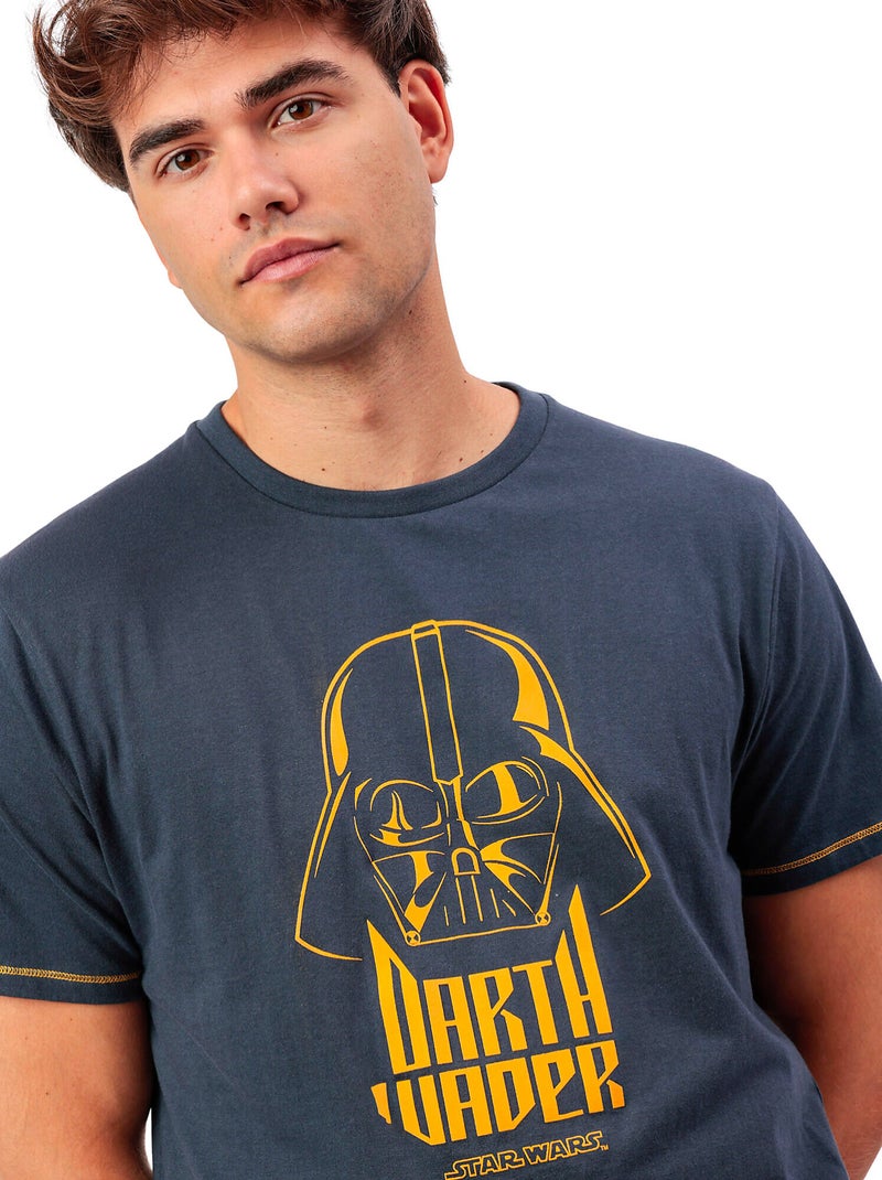 Pyjama short t-shirt darth vader star wars Bleu - Kiabi