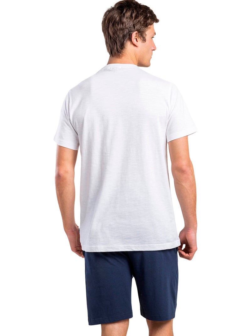 Pyjama short t-shirt driver lois Blanc - Kiabi