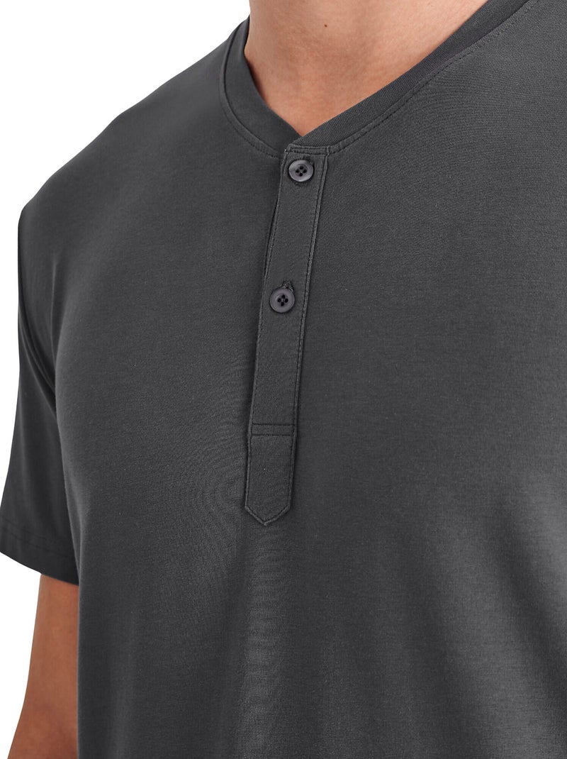 Pyjama short t-shirt HECTOR Gris - Kiabi