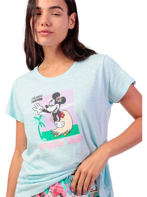 Pyjama short t-shirt Holiday Vibes Disney - Kiabi