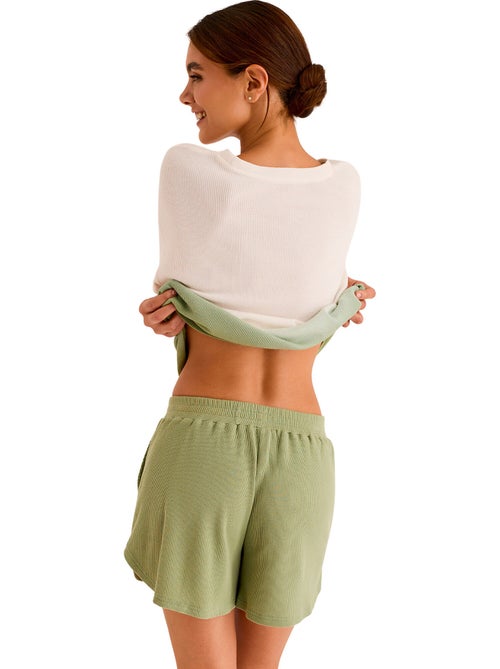 Pyjama short t-shirt HOMEWEAR P118 - Kiabi Pyjama short t-shirt HOMEWEAR P118 - Kiabi
