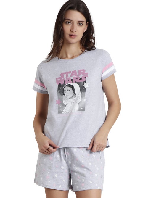 Pyjama short t-shirt Leia Star Wars - Kiabi