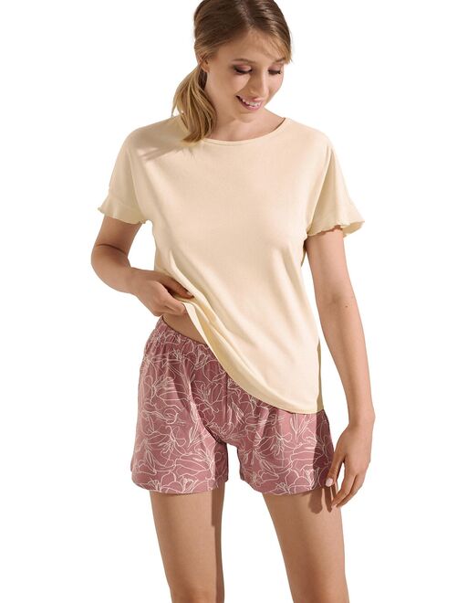 Pyjama short t-shirt manches courtes Nina - Kiabi