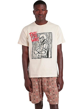 Pyjama short t-shirt Mandalorian Star Wars