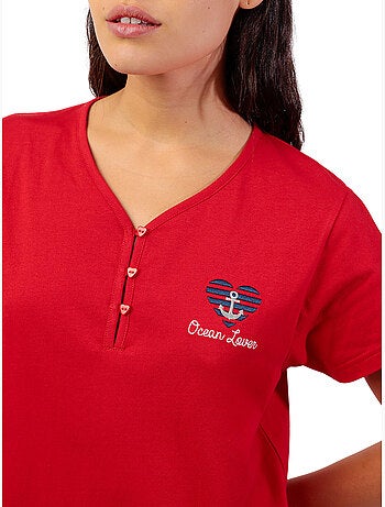 Pyjama short t-shirt Ocean Lover