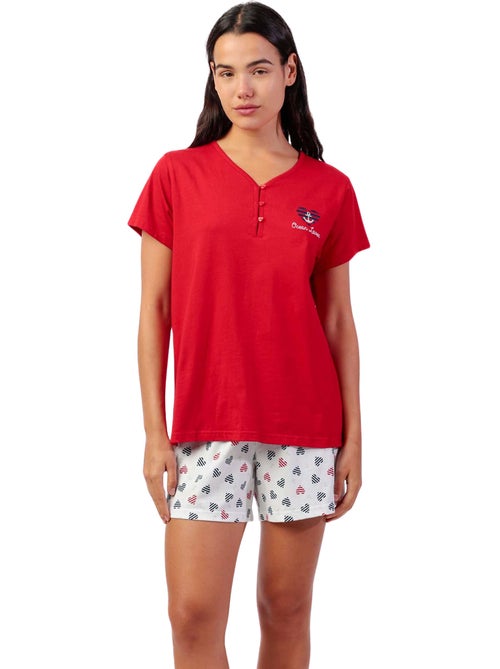 Pyjama short t-shirt Ocean Lover - Kiabi