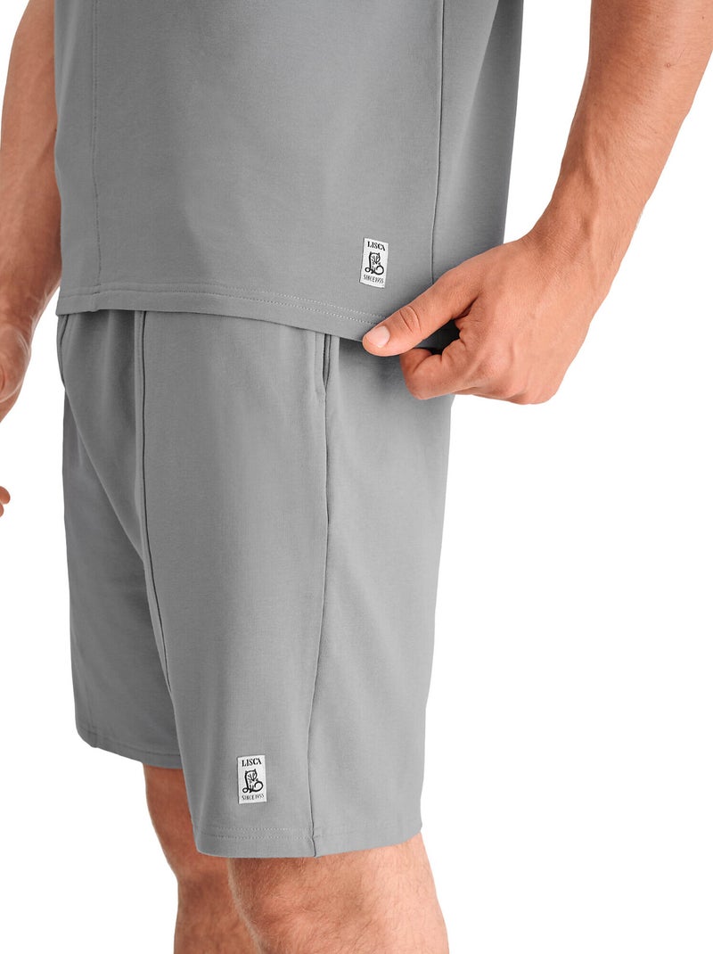 Pyjama short t-shirt ORION Gris - Kiabi