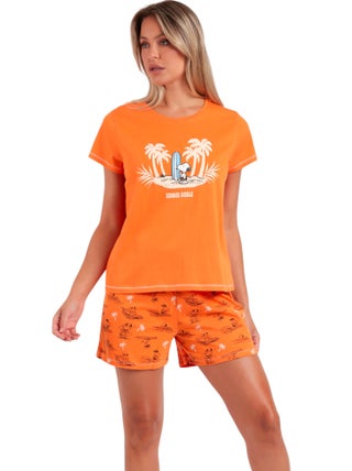 Pyjama short t-shirt Peanuts Summer Beagle