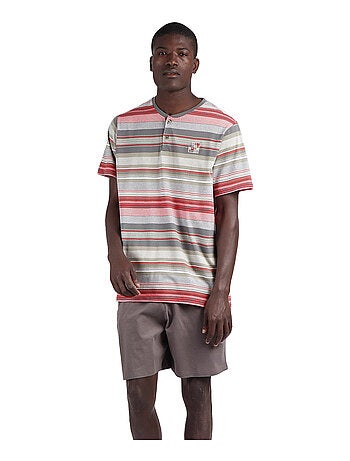 Pyjama short t-shirt Rayas Cubes Antonio Miro