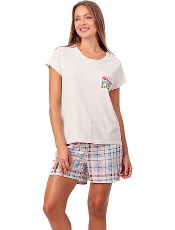 Pyjama short t-shirt Square Garden