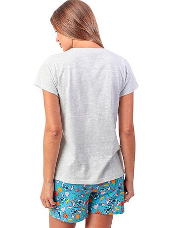 Pyjama short t-shirt stitch beach disney