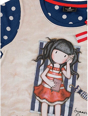 Pyjama short t-shirt summer days santoro